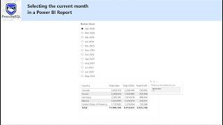 Keeping the Current Month Selected in your Power BI Slicers